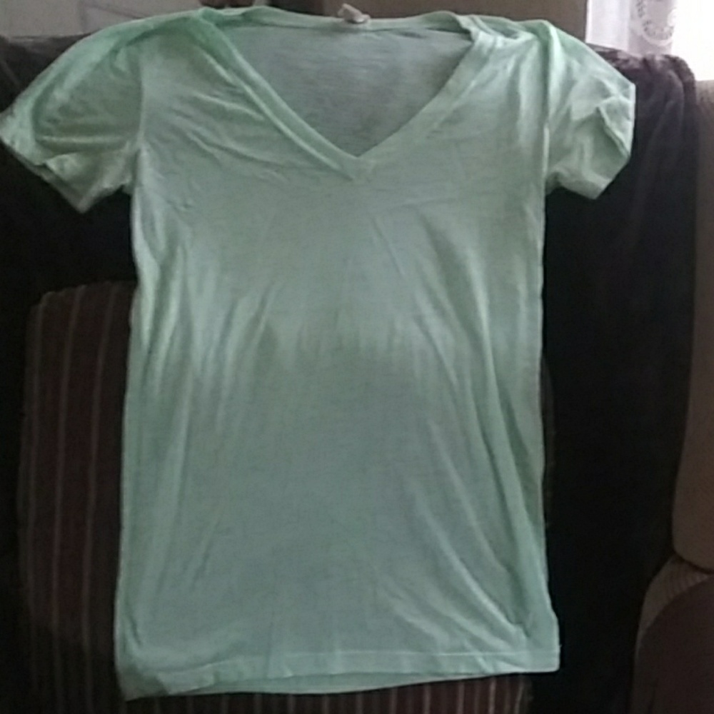 Pink vs v neck tee